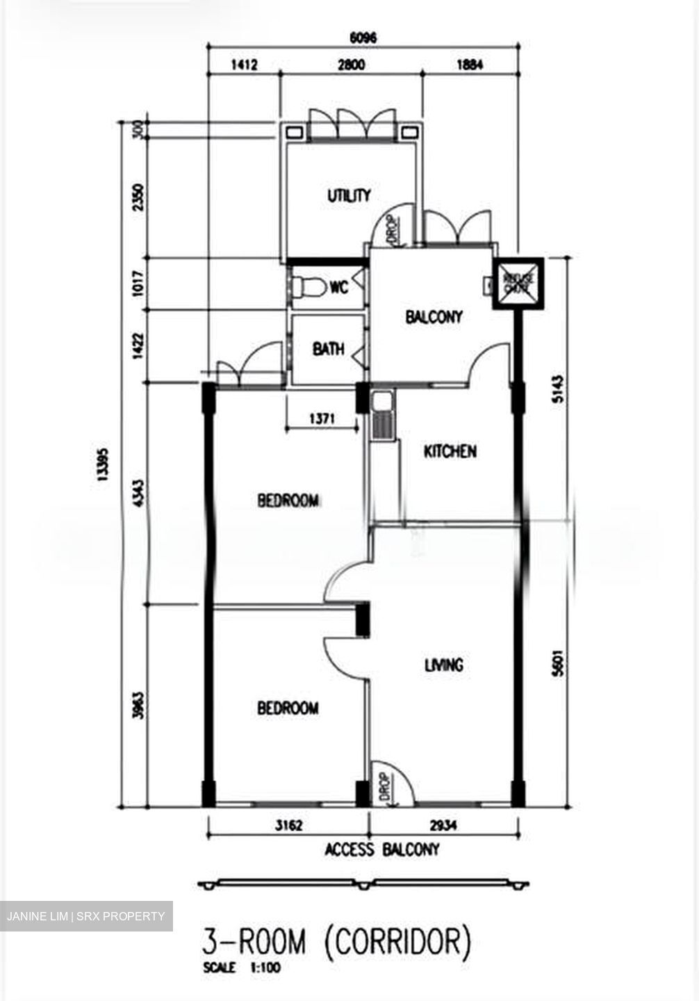 Blk 128 Lorong 1 Toa Payoh (Toa Payoh), HDB 3 Rooms #595096291